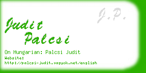 judit palcsi business card